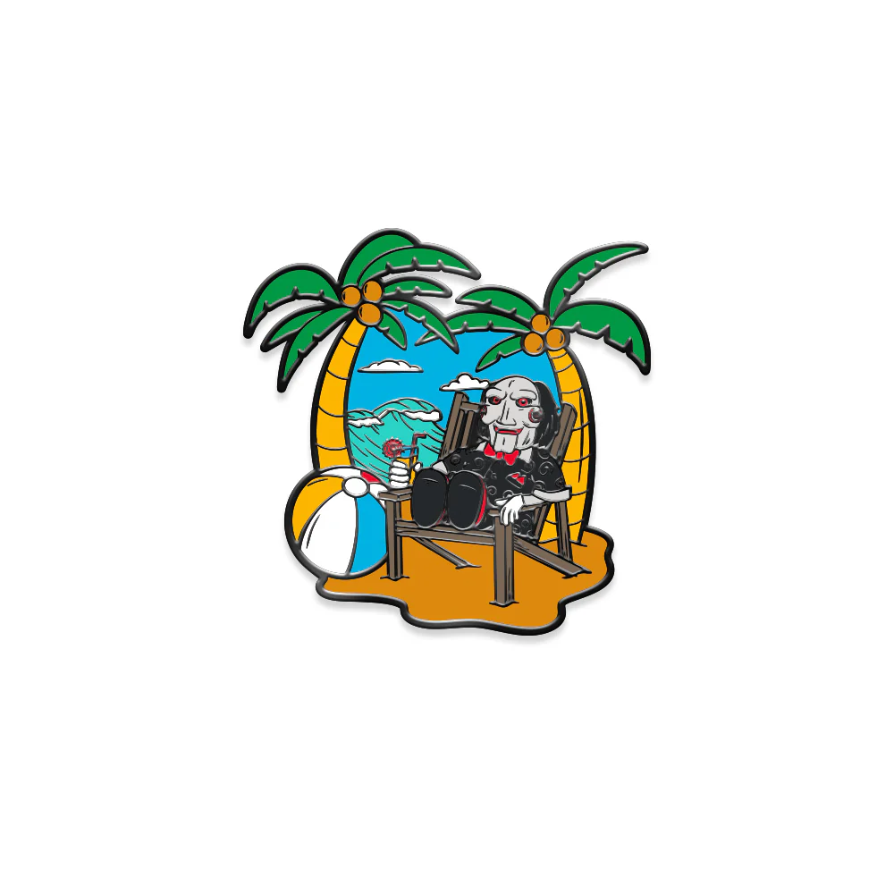 Midsummer Scream Billy the Puppet Beach Chair Pin - Image 2