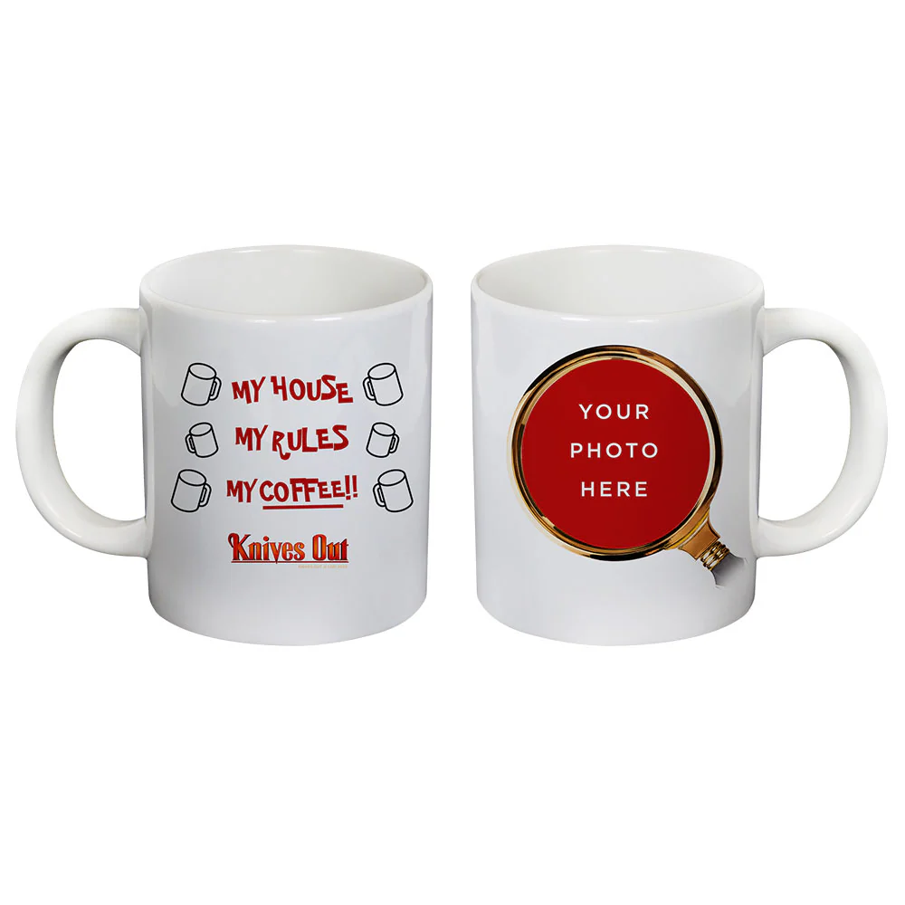 Personalized My House, My Rules, My Coffee!! 20-Ounce Mug from Knives Out - Image 2